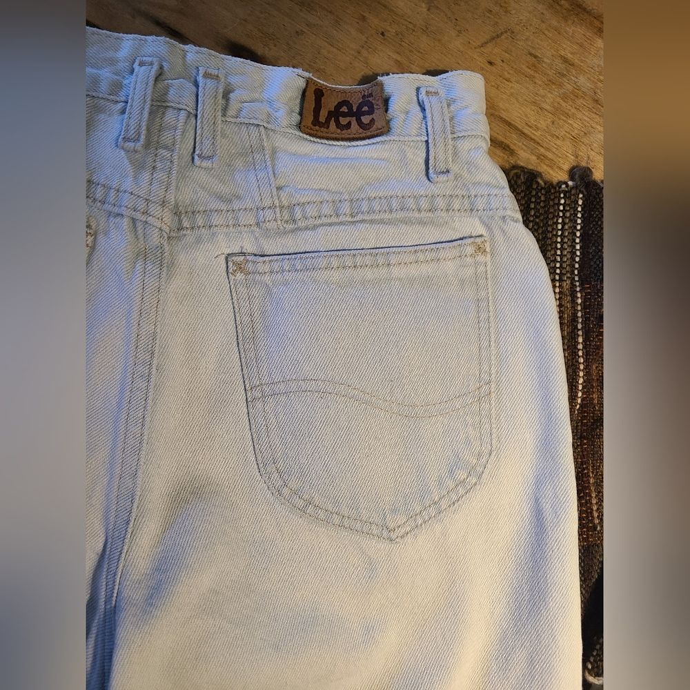 The LEE Riders Bleached 80s Union Made In USA Jeans 26 - Picture 11 of 14